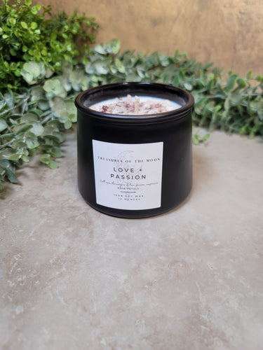 12oz Love + Passion Ritual Tumbler Candle - Treasures of The Moon