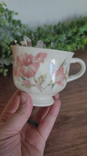 Load and play video in Gallery viewer, 6oz Bohemian Rose soy wax candle in vintage Mikasa (Japan) tea cup
